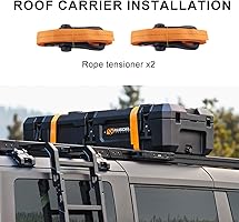 RUGCEL Winch 58L Overland Cases Car Camping Equipment Box, Rugged